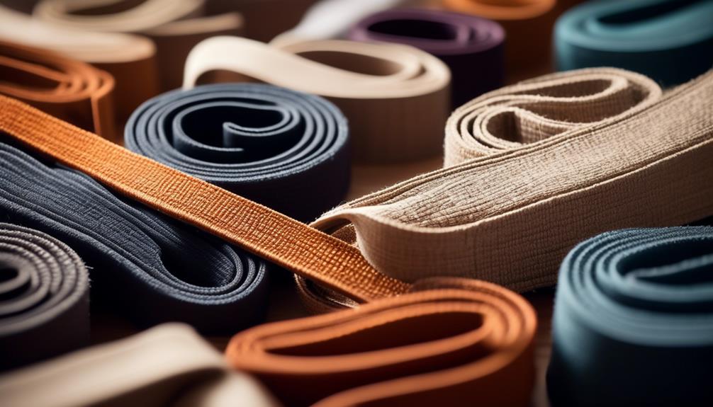 evaluation of the material sustainability of yoga belts