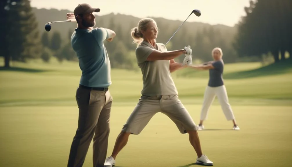 improving golf swing flexibility