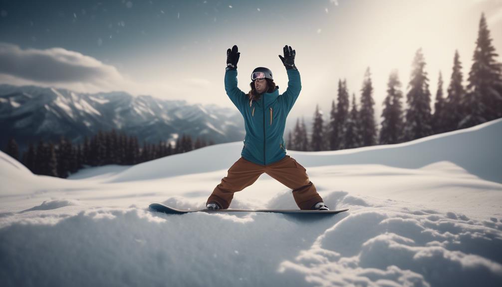 yoga posen f r snowboarder