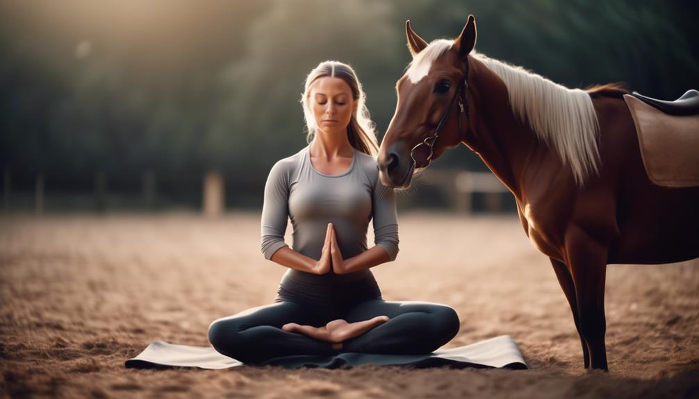 yoga to connect with your horse